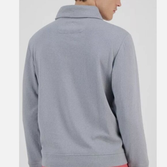 Tommy Bahama Deer Harbor Shawl Collar Pullover Men's Sweater Cave Grey Size XXL - Picture 2 of 8